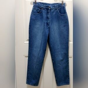 Woolrich John Rich & Bros Women's 1960s Dark Denim Jeans Size 12 Straight Leg